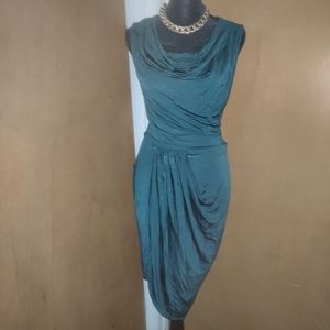 Bcbg  hunter green dress